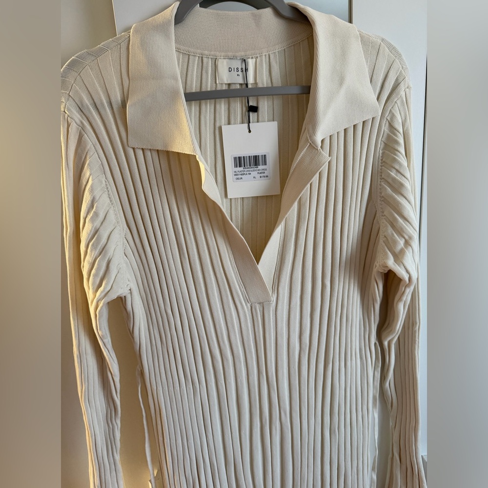 Dissh Hal Long Sleeve Knit Midi dress - Picture 11 of 14
